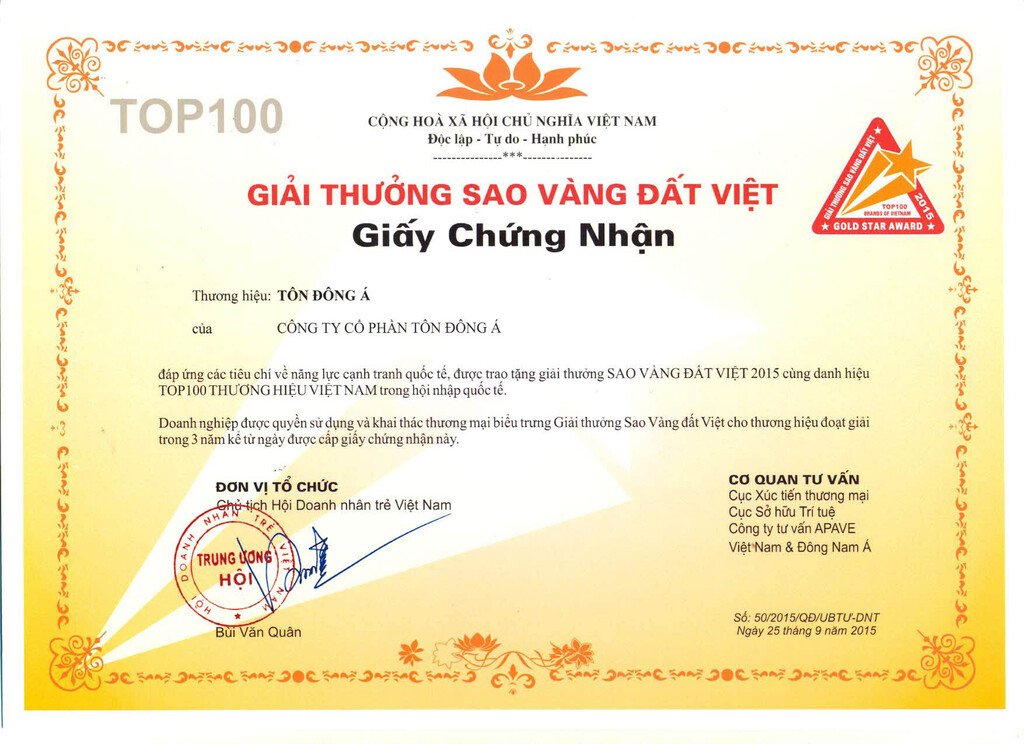 Giải vàng Sao Vàng Đất Việt 2015
